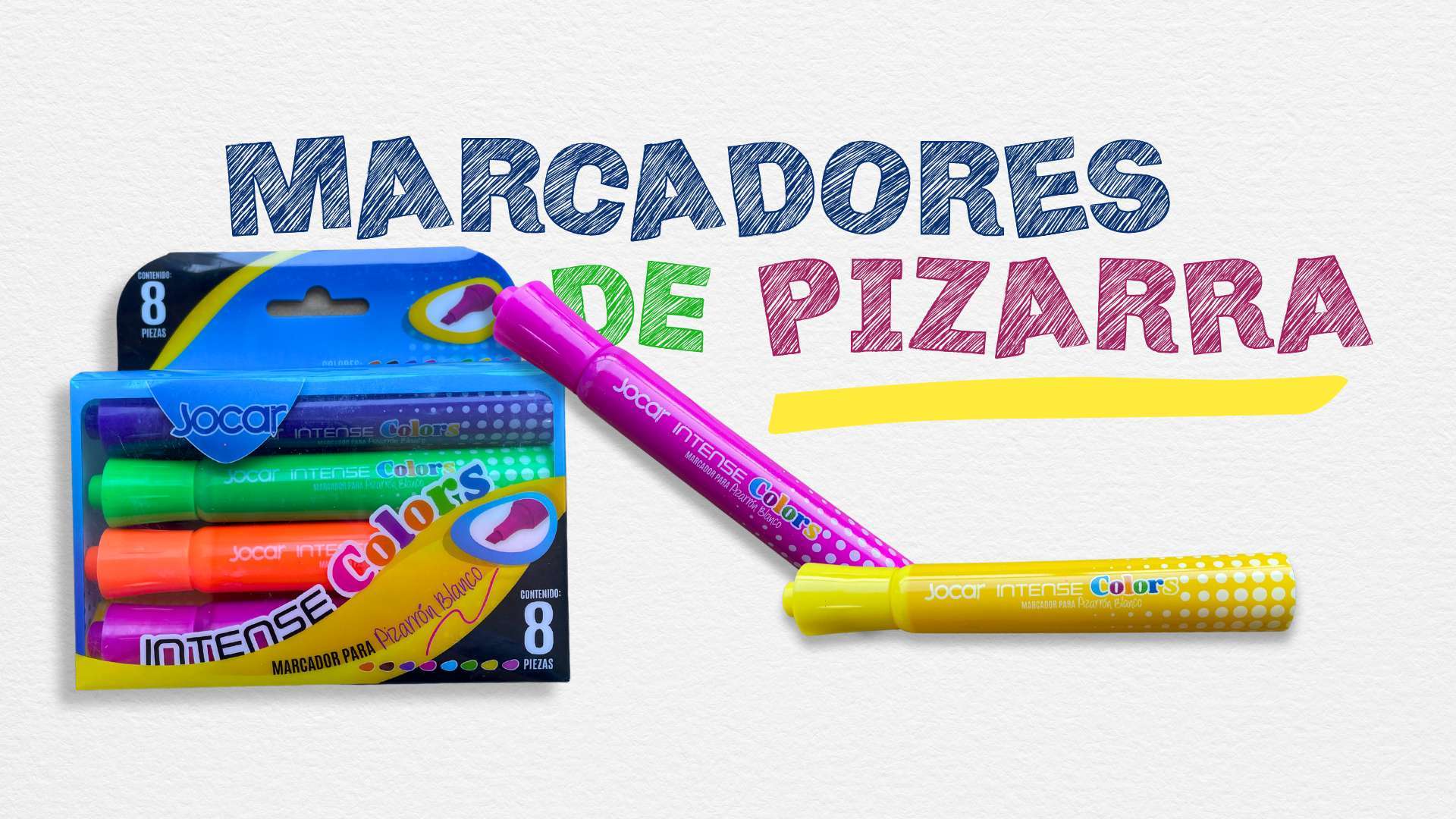Marcadores de pizarra