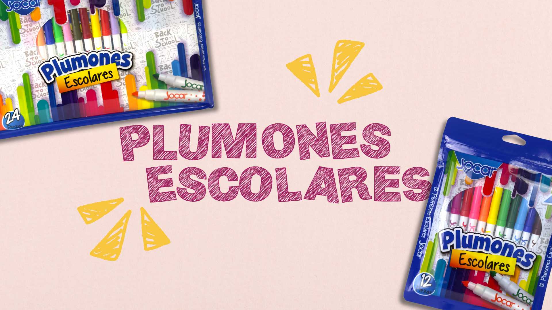 Plumones escolares